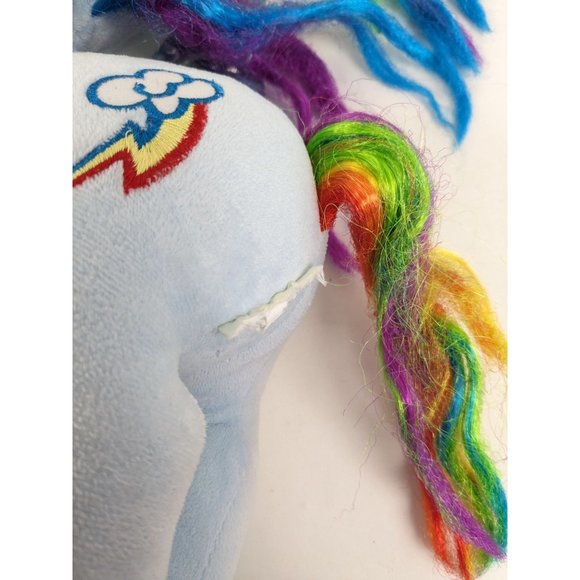 Ty Sparkle My Little Pony Blue 17" Plush Rainbow Dash - Picture 4 of 6